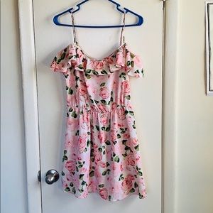 Forever 21 Cold Shoulder Floral dress S
